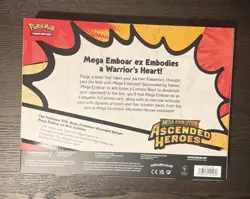 Pokemon TCG: ME Ascended Heroes Mega Emboar EX Factory Sealed Box - Image 2