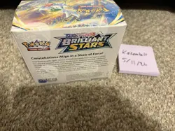 Pokemon TCG Sword & Shield Brilliant Stars Booster Box Sealed - Image 3