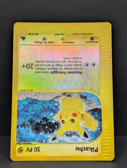 Pikachu 84/144 Skyridge Reverse Holo Rare Pokemon TCG Nintendo ITALIAN MP+ - Image 4