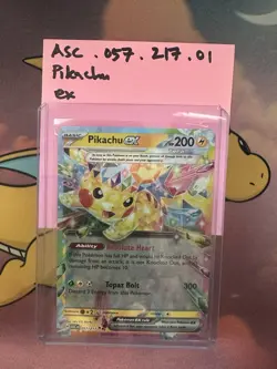 (PPupStore) Pikachu ex - Ascended Heroes ex - ASC 057/217 01 - Pokemon TCG - Image 5