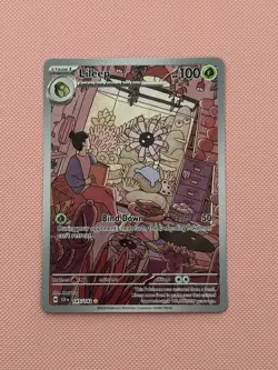 Pokemon TCG Lileep 145/142 Illustration Rare Full Art - Stellar Crown NM/M - Image 1