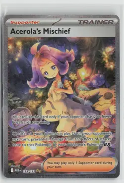 Acerola's Mischief 183/132 Special Illustration Rare Mega Evolution Pokemon NM - Image 1
