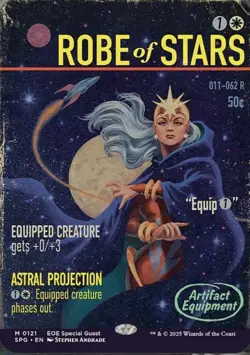 Robe of Stars Showcase - SPG 0121 - NM - MTG Magic - Image 1