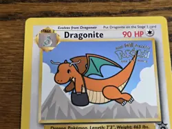 Pokemon Wotc Black Star Promo # 5 Movie Promo DRAGONITE **not played** - Image 2