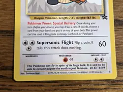 Pokemon Wotc Black Star Promo # 5 Movie Promo DRAGONITE **not played** - Image 3