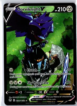 Corviknight V TG18/TG30 Holo V Rare Silver Tempest Trainer Gallery Pokemon NM - Image 1