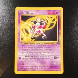 Pokemon Mr. Mime 22/64 Jungle Rare LP Basic Unlimited WOTC English 1999 - Image 1