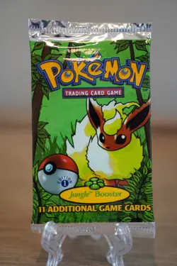 Pokemon 1999 Jungle 1st Edition Booster Pack Flareon Vintage WOTC Sealed - Image 1