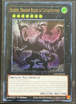 Yu-Gi-Oh! - Eclipse, Dragon Ruler of Catastrophes - (ALIN-EN048) 1st Ed, UR, NM - Image 1