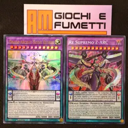 LOTTO 2 CARTE RE SUPREMO Z-ARC in italiano YUGIOH rarita MISTE yu-gi-oh! AFFARE - Image 1
