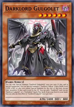 BPRO-EN018 Darklord Gulgolet Common Card 1st Edition YuGiOh - Image 1