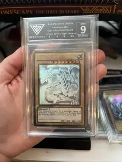 Yu-Gi-Oh Blue-Eyes White Dragon GLD5-EN001 / Graded Slab / GetGraded 9 - Image 1