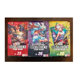 Bandai One Piece Starter Deck Lot Shanks Luffy Yamato ST-23 ST-26 ST-28 Sealed - Image 1