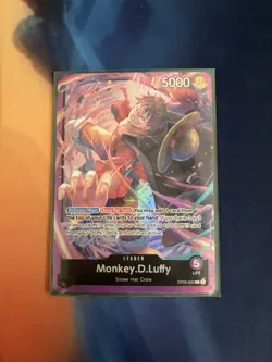 Monkey.D.Luffy ST18 OP05-060 Leader PURPLE Starter Deck Foil LP - Image 1