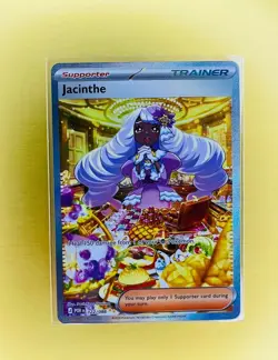 Pokemon Jacinthe Full Art Trainer-Supporter Holo Rare Card 122/088 Perfect Order - Image 1