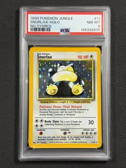 Pokemon Cards PSA 8 NM-MT Snorlax Jungle Set Unlimited Holo 1999 WotC 11/64 - Image 1