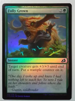 Fully Grown *FOIL Common* Magic MtG x1 Ikoria - Image 1