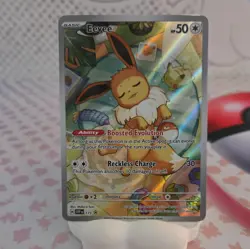 Pokemon TCG - Eevee SVP 173 - Black Star Promo Card svp173 - Image 1