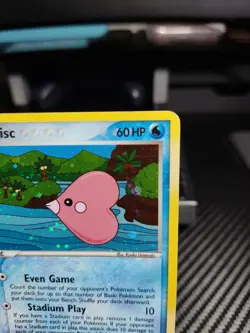 Luvdisc 7/100 Holo Pokemon Crystal Guardians 2006 - Image 3