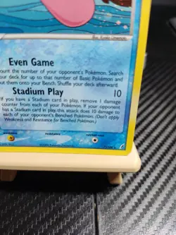 Luvdisc 7/100 Holo Pokemon Crystal Guardians 2006 - Image 4