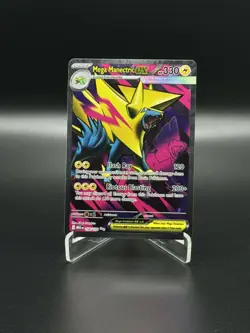 Pokemon TCG S&V Mega Evolution: Mega Manectric EX 158/132 - Image 1
