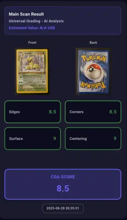Carte Pokemon Empiflor 30/64 - Jungle - Edition 1 - FR - CGA Grading 8,5 - Image 3