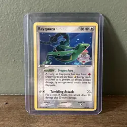 [HP] Rayquaza 22/107 Gym Challenge Prerelease Promo Holo | Pokemon TCG English - Image 1