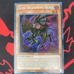 Dark Beckoning Beast (Secret Rare) RA03-EN027 Yu-Gi-Oh 1st Edition NM - Image 1