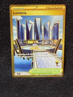 Levincia Destined Rivals Pokemon 244/182 DRI Hyper Rare Near Mint Card - Image 1