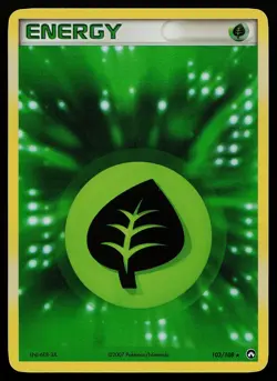 Pokemon Card - Grass Energy Power Keepers 103/108 Holo Rare - Image 1