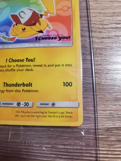 Pokemon - Ash's Pikachu - TCG SM108 2017 Promo Card - NEW/SEALED - Image 4