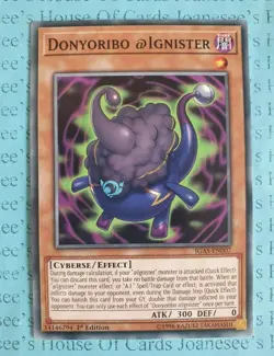 Donyoribo @Ignister IGAS-EN007 Common Yu-Gi-Oh Card 1st Edition New - Image 1