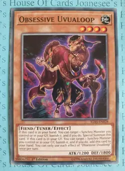 Obsessive Uvualoop IGAS-EN028 Common Yu-Gi-Oh Card 1st Edition New - Image 1