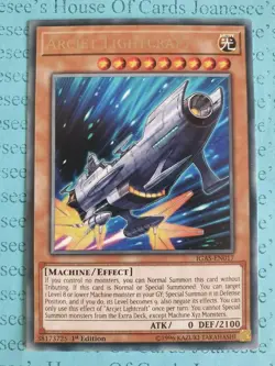 Arcjet Lightcraft IGAS-EN017 Silver Rare Yu-Gi-Oh Card 1st Edition New - Image 1