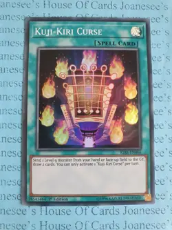 Kuji-Kiri Curse IGAS-EN066 Super Rare Yu-Gi-Oh Card 1st Edition New - Image 1