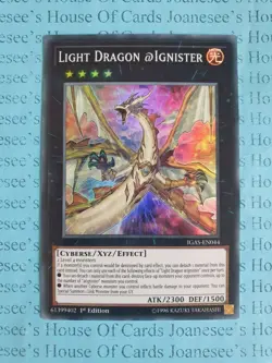 Light Dragon @Ignister IGAS-EN044 Super Rare Yu-Gi-Oh Card 1st Edition New - Image 1