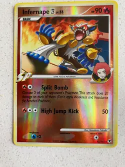 Pokemon Card TCG Infernape E4 Rising Rivals 43/111 Reverse Holo Uncommon 2009 - Image 1