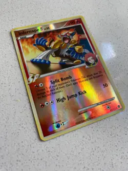 Pokemon Card TCG Infernape E4 Rising Rivals 43/111 Reverse Holo Uncommon 2009 - Image 2