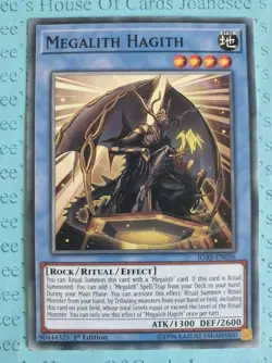 Megalith Hagith IGAS-EN036 Common Yu-Gi-Oh Card 1st Edition New - Image 1