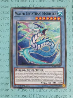 Water Leviathan @Ignister IGAS-EN034 Common Yu-Gi-Oh Card 1st Edition New - Image 1