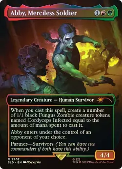 Abby, Merciless Soldier Foil The Last Of Us Secret Lair NM MTG - Image 1