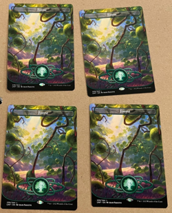 4x - Forest - Unfinity - MTG - Magic the Gathering - x4 - Image 1