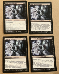 4x - Curse of Misfortunes - Dark Ascension - MTG - Magic the Gathering - x4 - Image 1