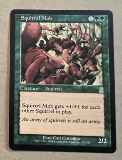 Squirrel Mob - Odyssey - MTG - Magic the Gathering - Image 1