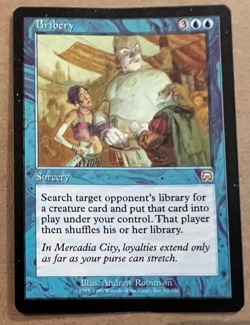 Bribery - Mercadian Masques - MTG - Magic the Gathering - LP/MP - Image 1