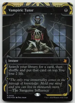 Vampiric Tutor M Foil Secrets of Strixhaven: Mystical Archive 35 NM - Image 1