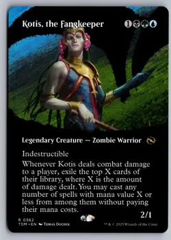 Kotis, the Fangkeeper (Borderless) Tarkir: Dragonstorm Magic: The Gathering NM/M - Image 1