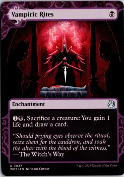 Vampiric Rites 37 Wilds of Eldraine: Enchanting Tales Magic: The Gathering NM/M - Image 1