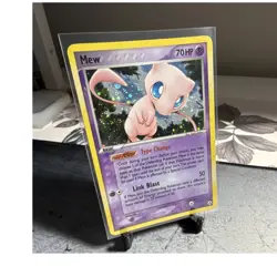 Pokemon TCG Mew 10/92 Legend Maker Holo Rare English 70 HP Psychic 2006 - Image 1