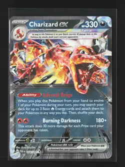 Pokemon SV: Paldean Fates #054/091 Holo Charizard ex - Image 1